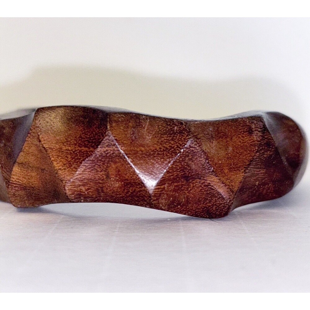 Hand Carved Wooden Bracelet